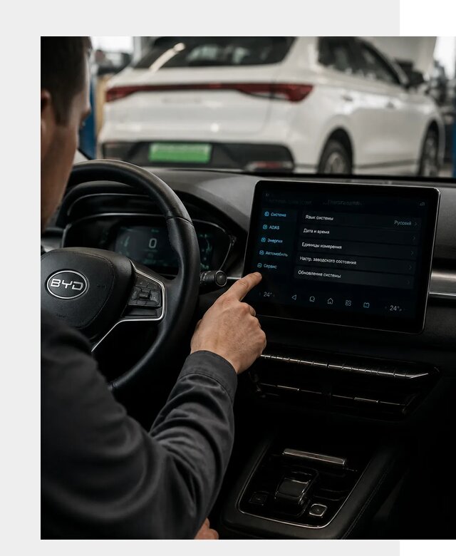 Русификация BYD E2 в Новокуйбышевске от 15261 р. | ФастМобиль-Нвб под ключ